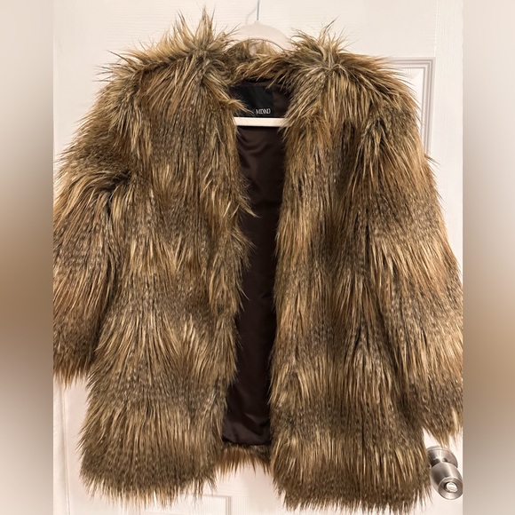 Vegan fur luxury glamorous stylish Jacket - Picture 5 of 13